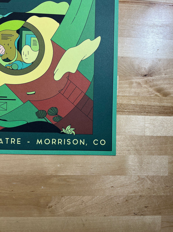 Pretty Lights - Ori Toor 2017 poster Morrison, CO 8/11-8/12 Red Rocks Amphitheatre