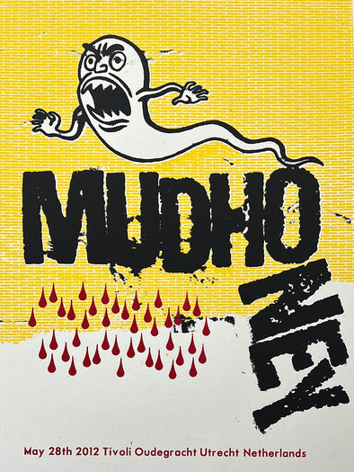 Mudhoney - 2012 BPRD poster Utrecht, Netherlands Tivoli