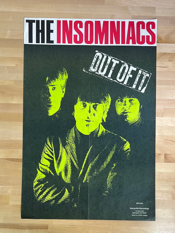 The Insomniacs- 1997 Art Chantry poster