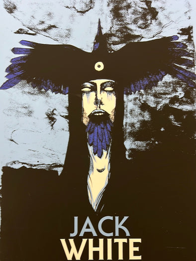 Jack White - 2015 Mercadorama poster Monterrey, MX Banamex Theatre