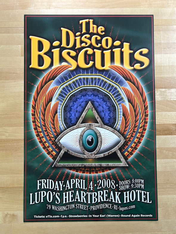 Disco Biscuits - 2008 Rand Paul poster Providence, RI Lupo's Heartbreak Hotel
