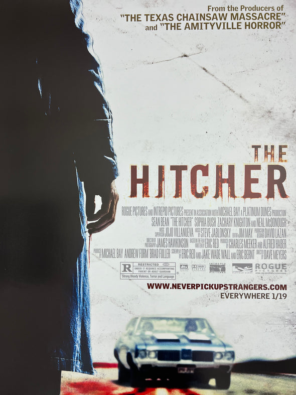 The Hitcher - 2007 video promo movie poster original 27x40