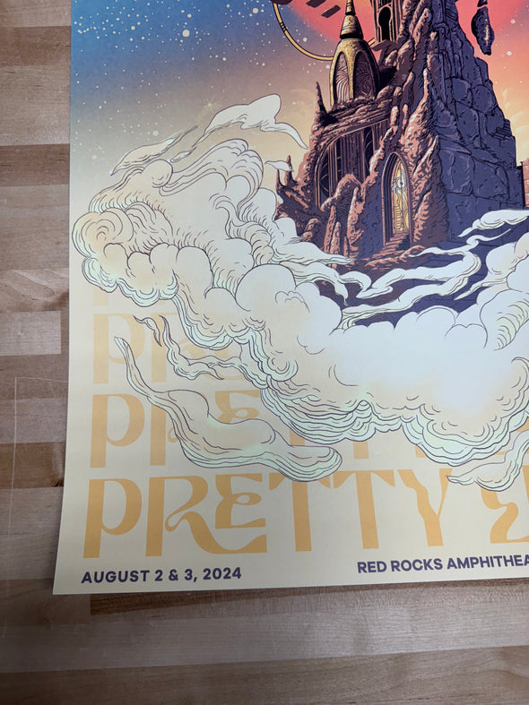 Pretty Lights - 2024 Cristian Eres poster Red Rocks Morrison, CO