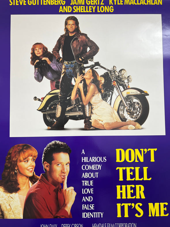 Don't Tell Her It's Me - 1990 video promo movie poster original 27x39