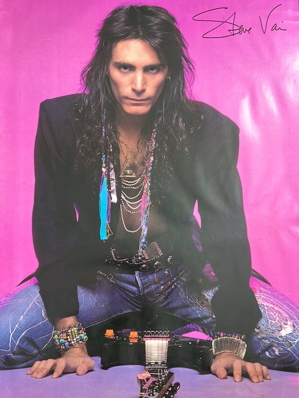 Steve Vai - 1988 poster original vintage