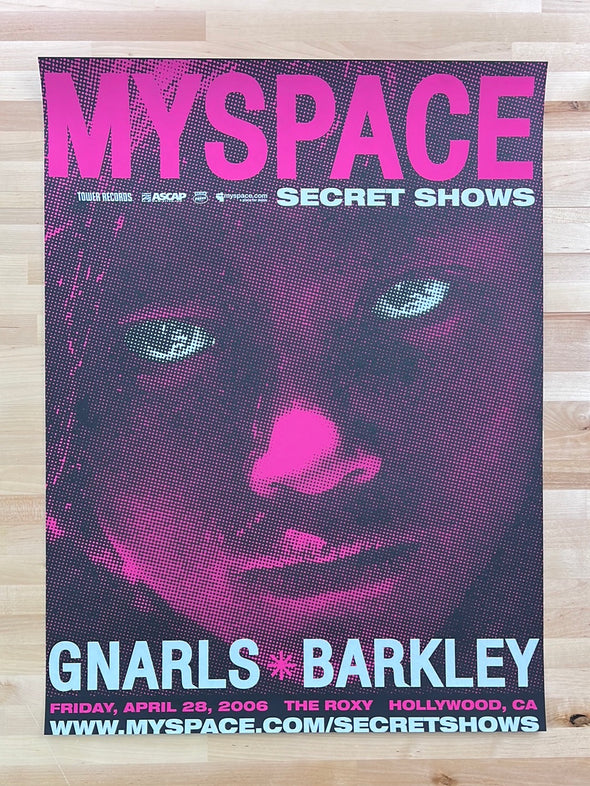 Gnarls Barkley - 2006 Micah Smith poster West Hollywood, CA The Roxy Theatre