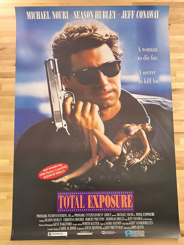 Total Exposure - 1991 movie poster original vintage