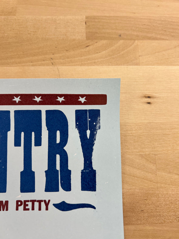 Petty Country - Hatch Show Print #2 poster Country Music Celebration Of Tom Petty