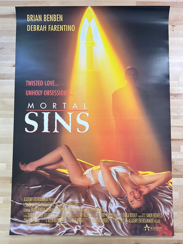 Mortal Sins - 1989 movie poster original