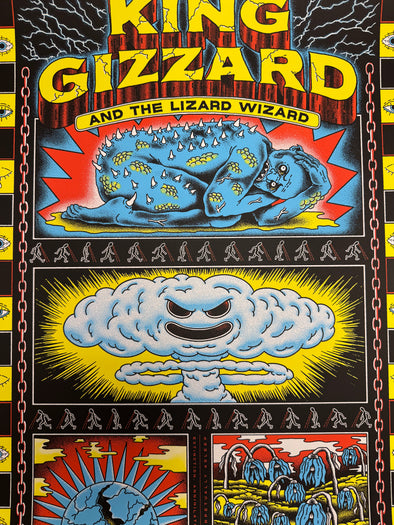 King Gizzard @ The Lizzard Wizzard - 2024 Amy Jean poster St. Louis, MO