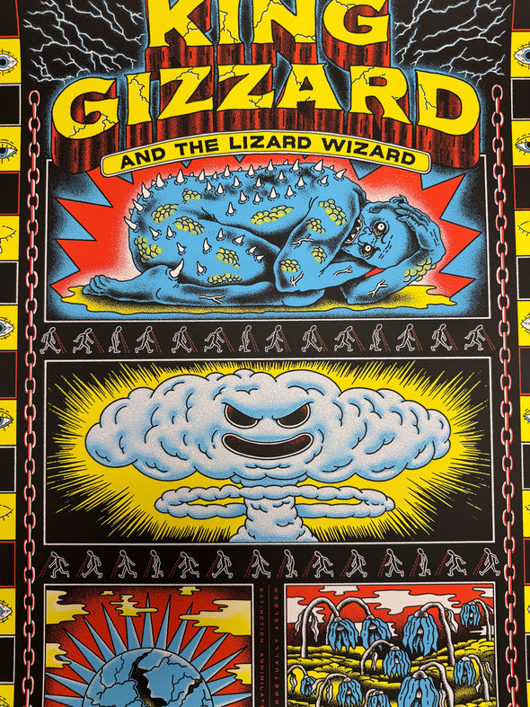 King Gizzard @ The Lizzard Wizzard - 2024 Amy Jean poster St. Louis, MO
