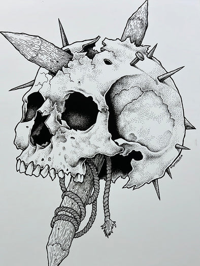 Grind Head II - 2013 Ken Terror Art Print