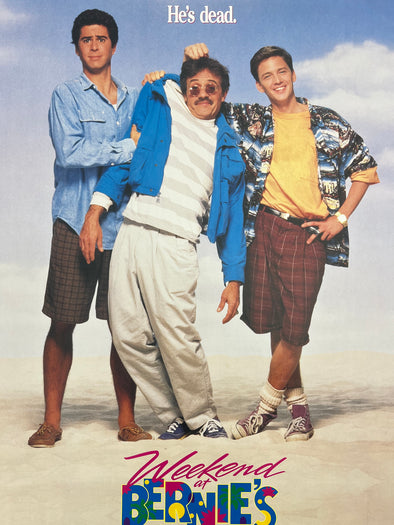 Weekend At Bernie's - 1989 one sheet movie poster original 27x41