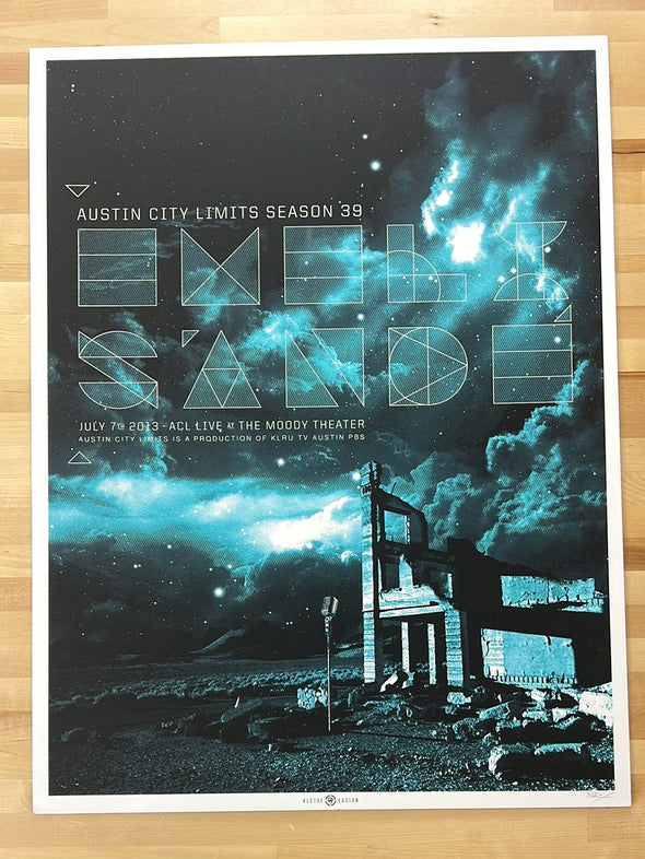 Emeli Sande - 2013 Kollective Fusion Poster Austin, TX The Moody Theatre