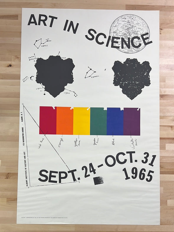 Art In Science At The Albany Institute Of History And Art  - Jim Dine 1965 poster vintage