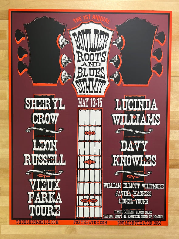 Boulder Roots and Blues Summit - 2011 poster Boulder, CO Boulder Theatre