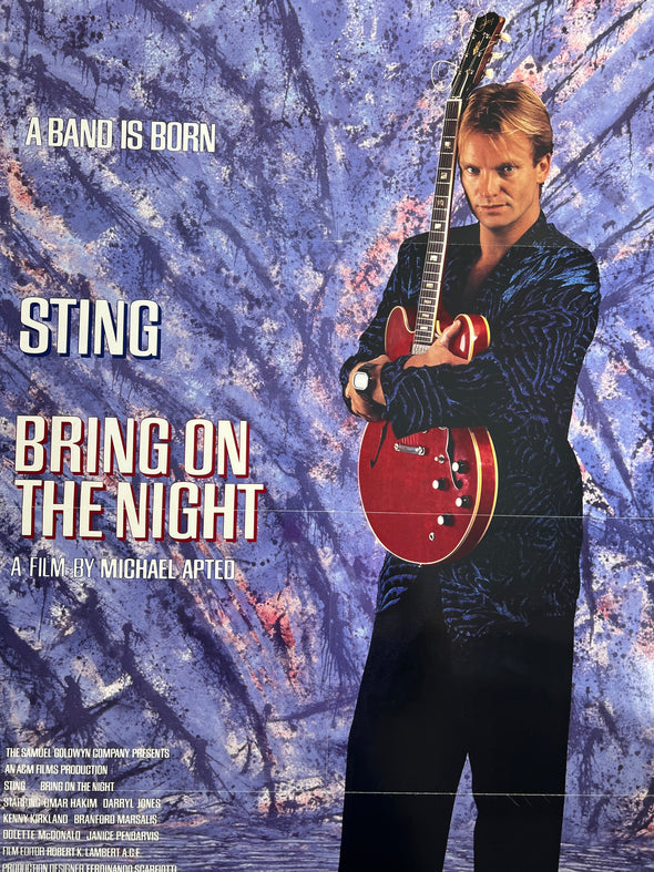 Bring On The Night - 1985 one sheet movie poster original 27x41