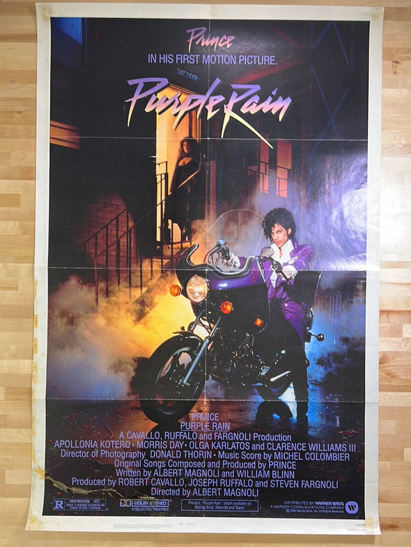 Purple Rain (Prince) - 1984 movie poster original vintage