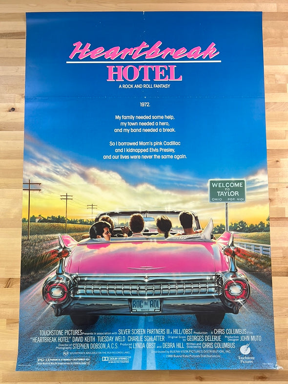 Heartbreak Hotel - 1988 movie poster original