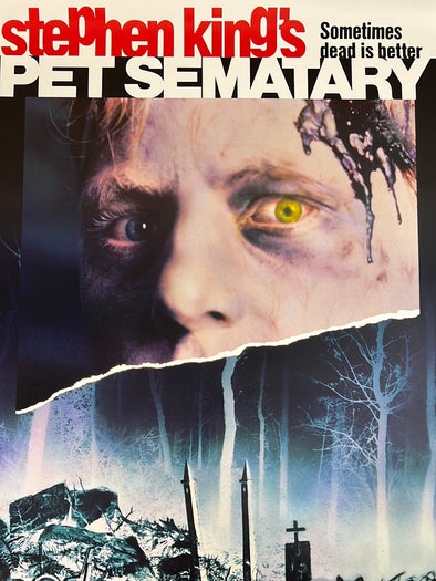 Pet Sematary - 1989 Stephen King movie poster original
