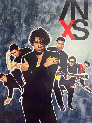 INXS - 1990 Promo poster Vintage Original Atlantic Records