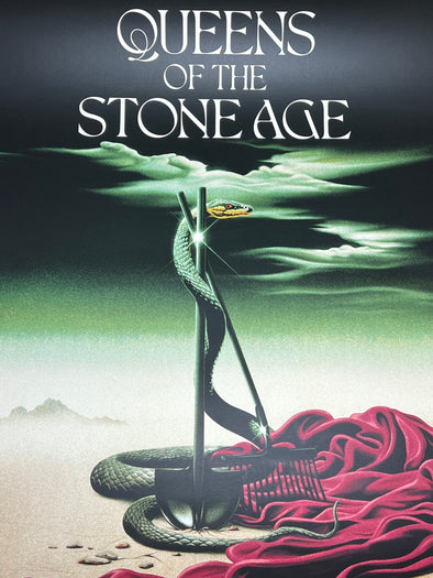 Queens of the Stone Age - 2023 Eric Thompson poster Greenwood Village, CO Fiddler's Green Amphitheatre