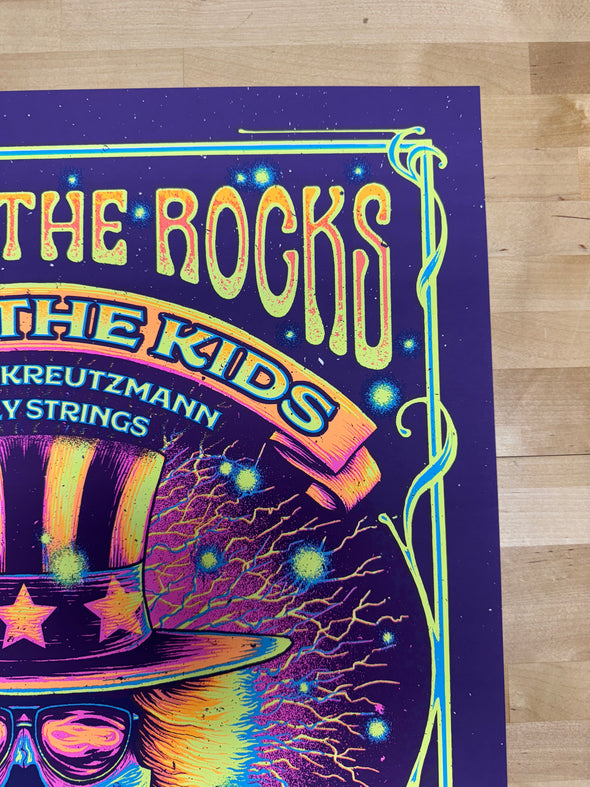 Billy & The Kids - 2021 Half Hazard poster Morrison, CO Red Rocks Amphitheatre
