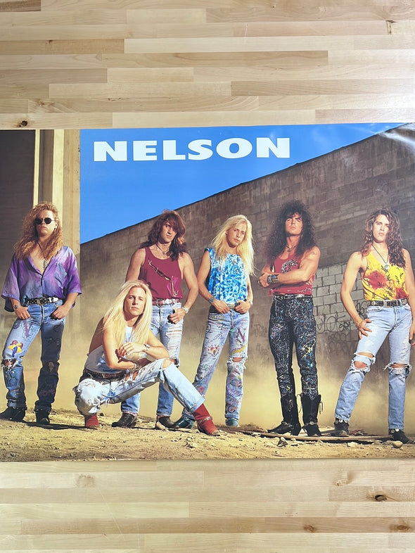 Nelson - 1991 Geffen Records promo poster original vintage