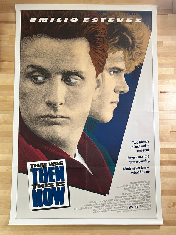 That Was Then, This Is Now  - 1985 movie poster original vintage