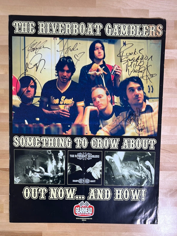 The Riverboat Gamblers - promo poster Gearhead Records