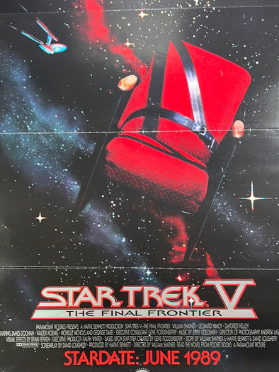 Star Trek V - 1989 The Final Frontier movie poster original vintage