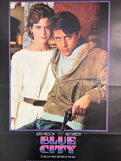 Blue City - 1985 movie poster original