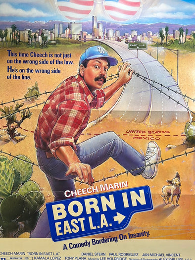 Born in East L.A. - 1987 movie poster original