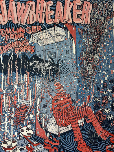Jawbreaker - 2022 Ben Nylen poster Minneapolis, MN The Fillmore
