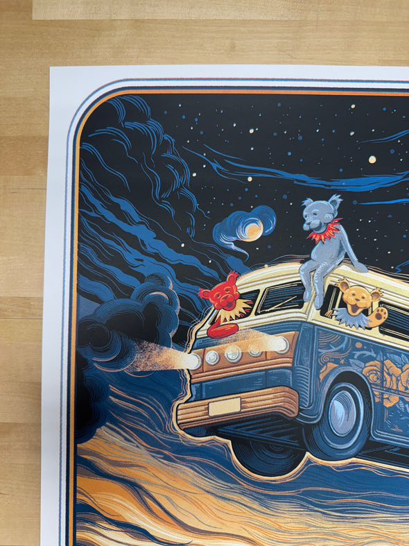 Dead & Company - 2023 Paul Kreizenbeck poster Boulder, CO Folsom Field