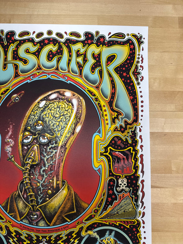 Puscifer - 2024 EMEK poster Red Rocks Morrison, CO