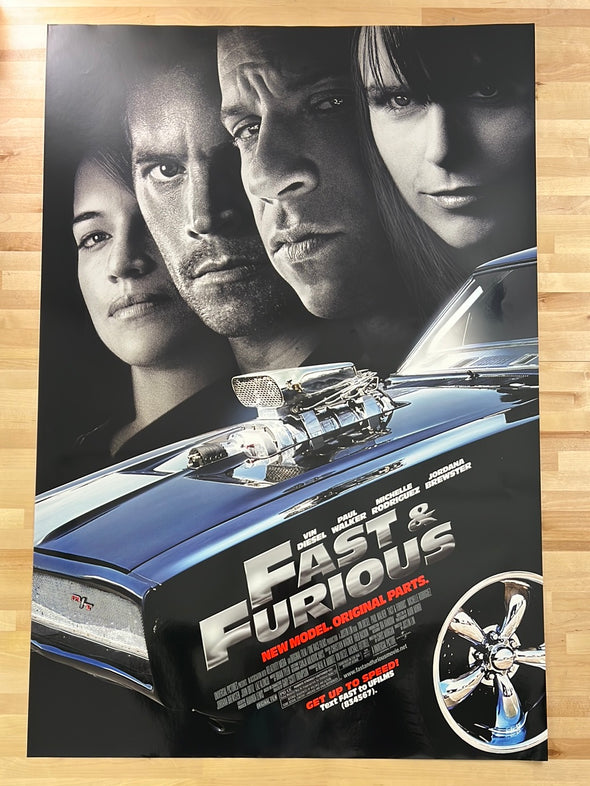 Fast & Furious - 2009 movie poster original