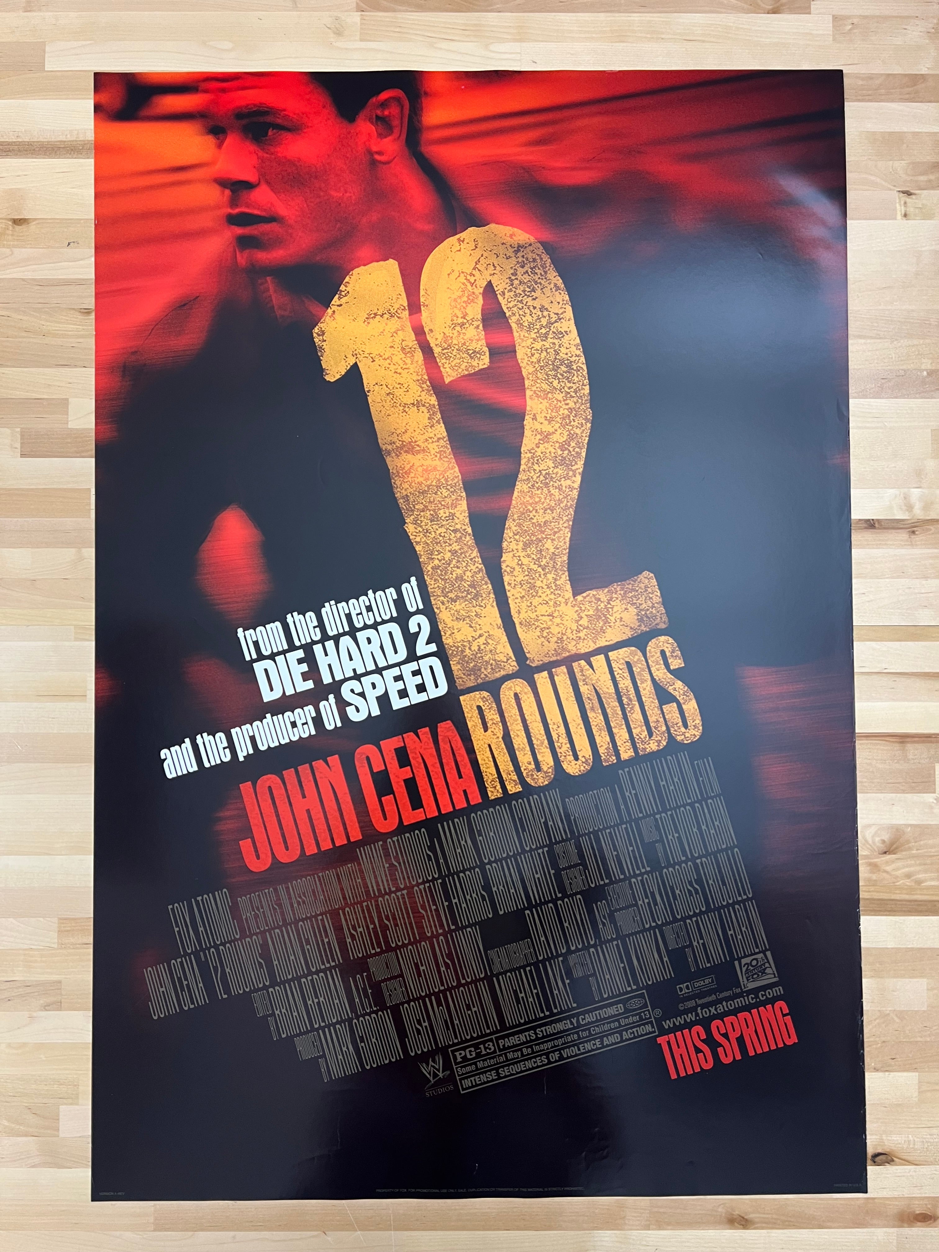 12 Rounds Putlocker 12 Rounds - 2009 video promo movie poster original 27x40 – Sold Out Posters