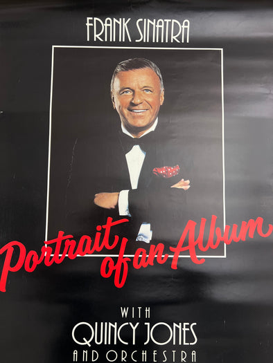 Frank Sinatra - 1986 promo poster original vintage Portrait Of An American