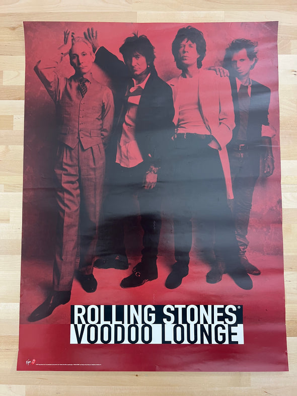 Rolling Stones - 1994 Promo Poster Voodoo Lounge Virgin Records