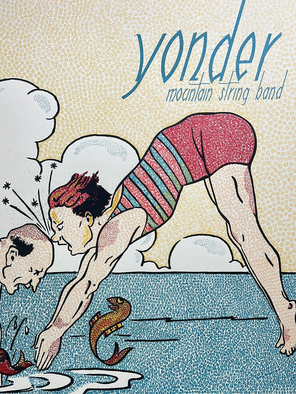 Yonder Mountain String Band - 2012 poster Zissou Tassef Elenkoff Burlington, VT