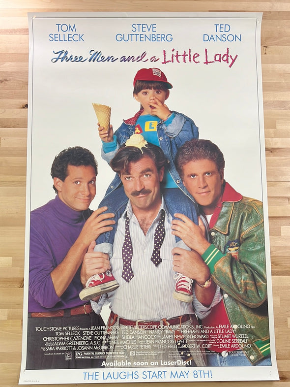 Three Men And A Little Lady - 1990 movie poster original vintage