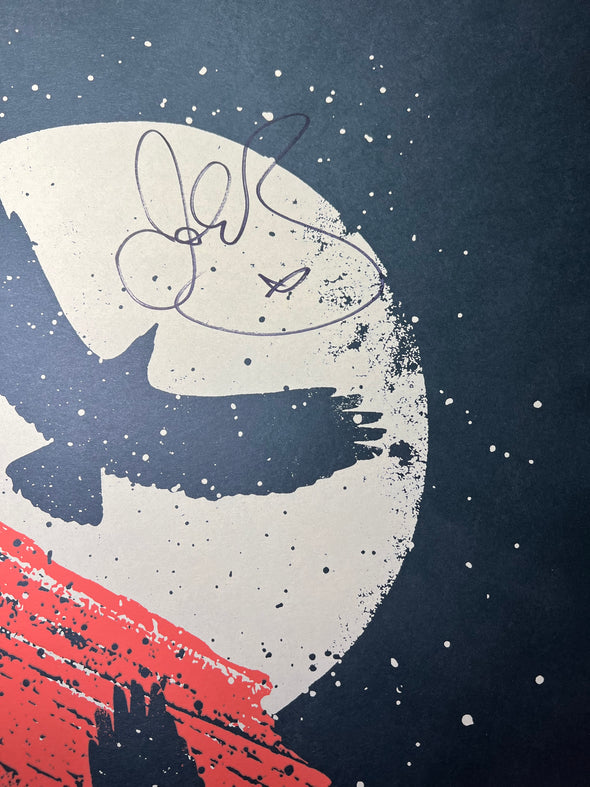 John Butler Trio - 2019 Jordan Narachinsky poster Morrison, CO Red Rocks Amphitheatre (UNAUTHENTICATED SIGNATURE)