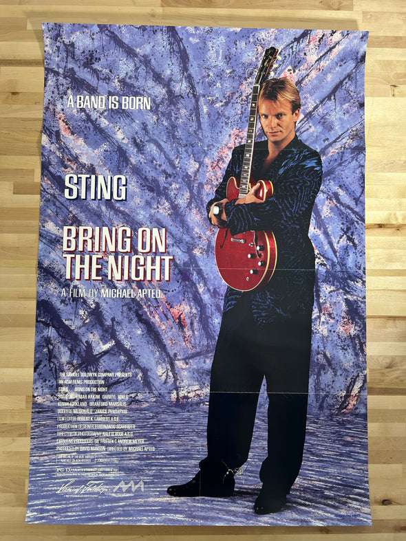 Bring On The Night - 1985 one sheet movie poster original 27x41