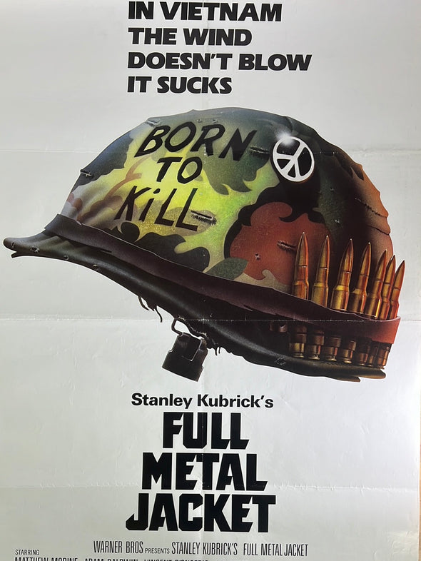 Full Metal Jacket - 1987 movie poster original vintage