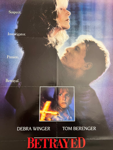 Betrayed - 1988 one sheet movie poster original vintage 27x41