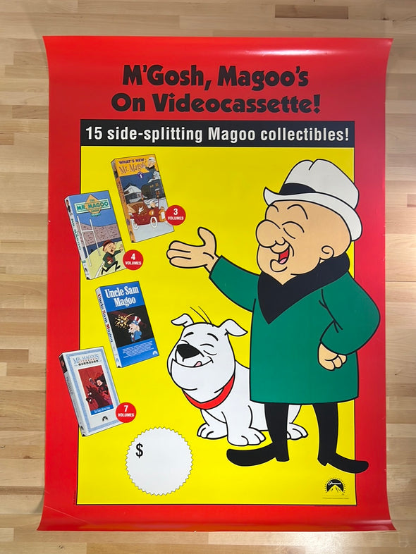 Mr. Magoo - 1990 vintage movie promo poster 27x40