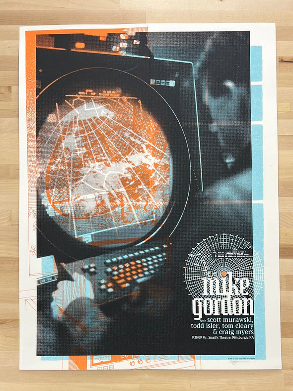 Mike Gordon - 2009 The Silent P poster Millvale, PA Mr. Smalls Theatre