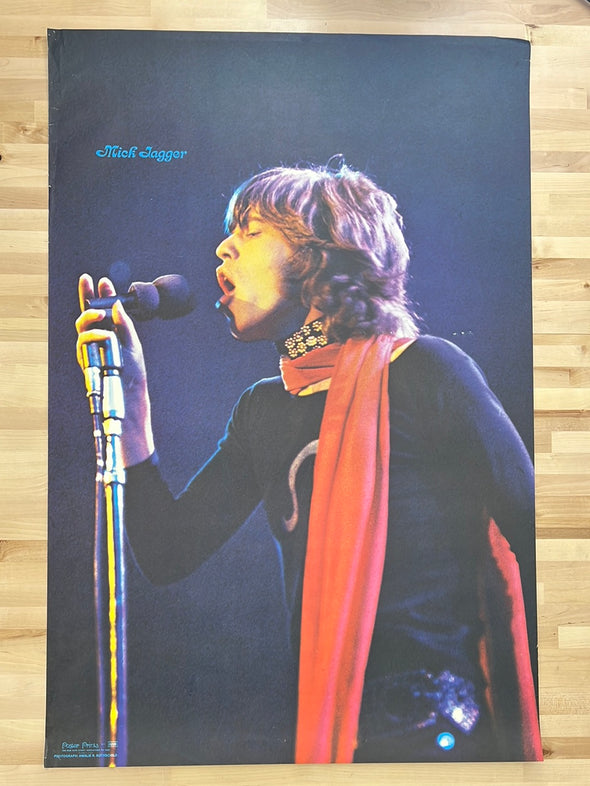 Rolling Stones, Mick Jagger - 1971 Vintage Poster