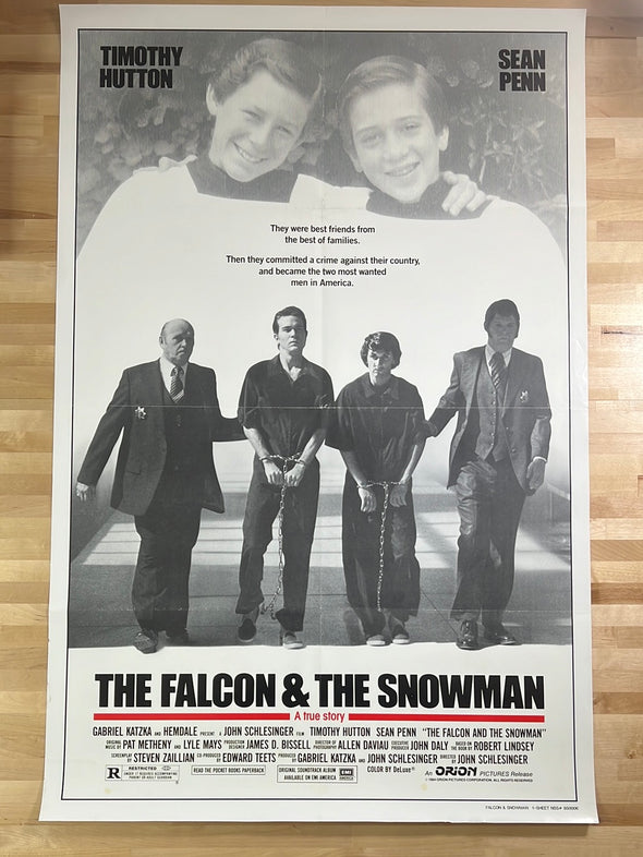 The Falcon & The Snowman - 1985 movie poster original vintage